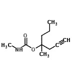 CAS#: 90978-29-3， 4-Methyl-1-heptyn-4-yl methylcarbamate