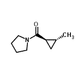 CAS#: 90985-55-0， [(1R,2R)-2-Methylcyclopropyl](1-pyrrolidinyl)methanone