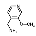 structure of CAS# 909895-75-6, 1-(3-Methoxy-4-pyridinyl)methanamine
