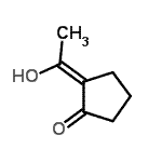 CAS#: 91034-59-2， (2Z)-2-(1-Hydroxyethylidene)cyclopentanone