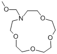 structure of CAS# 91043-70-8, N-Methoxymethylaza-15-Crown-5;Zinc04262208