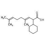 CAS#: 910442-04-5， (3E)-2-Cyclohexyl-4,8-dimethyl-3,7-nonadienoic acid