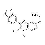 CAS#: 910806-70-1， 2-(1,3-Benzodioxol-5-yl)-7-ethoxy-3-hydroxy-4H-chromen-4-one