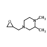 CAS#: 91086-23-6， 1,2-Dimethyl-4-(2-oxiranylmethyl)piperazine