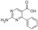structure of CAS# 91093-42-4, 2-Amino-4-Phenylpyrimidine-5-Carboxylic Acid;2-Amino-4-Phenyl-Pyrimidine-5-Carboxylic Acid;2-Amino-4-Phenyl-5-Pyrimidinecarboxylic Acid;Nciopen2_004372