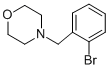 structure of CAS# 91130-51-7, 4-[(2-Bromophenyl)Methyl]-Morpholine
