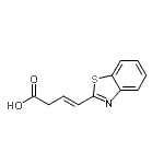 CAS#: 91137-33-6， (3E)-4-(1,3-Benzothiazol-2-yl)-3-butenoic acid