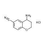 CAS#: 911825-88-2， 4-Amino-6-chromanecarbonitrile hydrochloride (1:1)