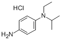 structure of CAS# 91215-79-1, N1-Ethyl-N1-(1-Methylethyl)-1,4-Benzenediamine;N-ETHYL-N-ISOPROPYL-1,4-PHENYLENEDIAMINE HYDROCHLORIDE;N-Ethyl-N-Isopropyl-P-Phenylenediamine Hydrochloride;4-AMINO-N-ETHYL-N-ISOPROPYLANILINE HYDROCHLORIDE