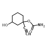 CAS#: 91240-24-3， 1-Ethynyl-3-hydroxycyclohexyl carbamate
