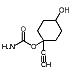 CAS#: 91240-25-4， 1-Ethynyl-4-hydroxycyclohexyl carbamate