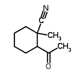 CAS#: 91251-50-2， 2-Acetyl-1-methylcyclohexanecarbonitrile