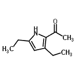 CAS#: 91251-61-5， 1-(3,5-Diethyl-1H-pyrrol-2-yl)ethanone