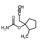 CAS#: 91252-01-6， 2-Methyl-1-(2-propyn-1-yl)cyclopentyl carbamate