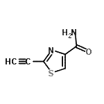 CAS#: 912639-84-0， 2-Ethynyl-1,3-thiazole-4-carboxamide