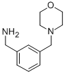 structure of CAS# 91271-83-9, 3-Morpholin-4-Ylmethyl-Benzylamine;[3-(Morpholin-4-Ium-4-Ylmethyl)Phenyl]Methylammonium;[3-(4-Morpholin-4-Iumylmethyl)Phenyl]Methylammonium;[3-(Morpholin-4-Ium-4-Ylmethyl)Benzyl]Ammonium