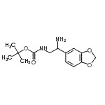 CAS#: 912762-94-8， 2-Methyl-2-propanyl [2-amino-2-(1,3-benzodioxol-5-yl)ethyl]carbamate