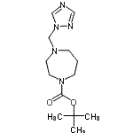 CAS#: 912763-11-2， 2-Methyl-2-propanyl 4-(1H-1,2,4-triazol-1-ylmethyl)-1,4-diazepane-1-carboxylate