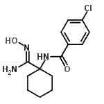 CAS#: 912763-51-0， 4-Chloro-N-[1-(N'-hydroxycarbamimidoyl)cyclohexyl]benzamide