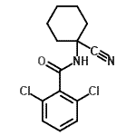 CAS#: 912763-58-7， 2,6-Dichloro-N-(1-cyanocyclohexyl)benzamide