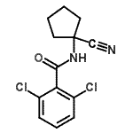 CAS#: 912763-66-7， 2,6-Dichloro-N-(1-cyanocyclopentyl)benzamide