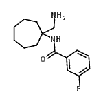 CAS#: 912770-96-8， N-[1-(Aminomethyl)cycloheptyl]-3-fluorobenzamide