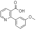 structure of CAS# 912773-03-6, 2-(3-Methoxyphenyl)nicotinic acid;2-(3-Methoxyphenyl)nicotinic acid;2-(3-METHOXYPHENYL)NICOTINICACID;2-(3-Methoxyphenyl)pyridin-3ylcarboxylic acid