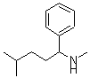 CAS#: 912907-08-5， N,4-Dimethyl-1-phenyl-1-pentanamine