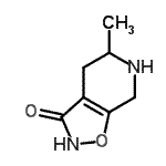 CAS#: 91305-31-6， 5-Methyl-4,5,6,7-tetrahydro[1,2]oxazolo[5,4-c]pyridin-3(2H)-one
