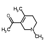 CAS#: 91324-23-1， 1-(1,4-Dimethyl-1,2,5,6-tetrahydro-3-pyridinyl)ethanone