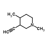 CAS#: 91324-41-3， 3-Ethynyl-1,4-dimethylpiperidine