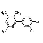 CAS#: 913322-57-3， 4-(3,4-Dichlorophenyl)-5,6-dimethyl-2-pyrimidinamine