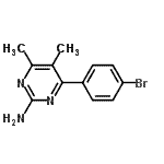 CAS#: 913322-61-9， 4-(4-Bromophenyl)-5,6-dimethyl-2-pyrimidinamine