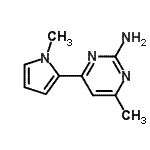 CAS#: 913322-68-6， 4-Methyl-6-(1-methyl-1H-pyrrol-2-yl)-2-pyrimidinamine