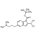 CAS#: 913388-76-8， (5-[3-(Dimethylamino)propyl]-1-{[(2-methyl-2-propanyl)oxy]carbonyl}-1H-indol-2-yl)boronic acid