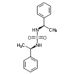 structure of CAS# 91410-68-3, N,N'-Bis[(1R)-1-phenylethyl]sulfuric diamide;(R,R)-(+)-N,N'-Bis(Î±-methylbenzyl)sulfamide;(S,S)-(-)-N,N'-Bis(Î±-methylbenzyl)sulfamide;276081_ALDRICH