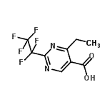 CAS#: 914201-15-3， 4-Ethyl-2-(pentafluoroethyl)-5-pyrimidinecarboxylic acid