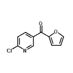 structure of CAS# 914203-43-3, (6-Chloro-3-pyridinyl)(2-furyl)methanone;2-Chloro-5-(2-furanoyl)pyridine