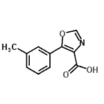 CAS#: 914220-25-0， 5-(3-Methylphenyl)-1,3-oxazole-4-carboxylic acid
