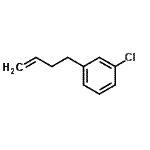 结构式 CAS# 91426-46-9, 1-(3-丁烯-1-基)-3-氯苯