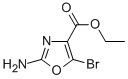 structure of CAS# 914347-40-3, 2-Amino-5-Bromo-4-Oxazolecarboxylic Acid Ethyl Ester;4-Oxazolecarboxylic Acid, 2-Amino-5-Bromo-, Ethyl Ester;Ethyl 2-Amino-5-Bromo-1,3-Oxazole-4-Carboxylate;2-Amino-5-Bromo-4-Carboxylic Acid Ethyl Ester