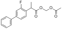 CAS 登录号:91503-72-9, 乙酰氧基甲基 2-(2-氟-4-联苯基)丙酸酯
