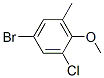 structure of CAS# 91506-05-7, 4-Bromo-2-Chloro-6-Methylanisole;5-Bromo-1-Chloro-2-Methoxy-3-Methyl-Benzene;4-Bromo-2-Chloro-6-Methylanisole