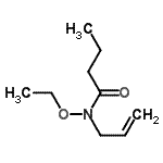 CAS#: 91521-45-8， N-Allyl-N-ethoxybutanamide