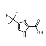 CAS#: 915230-46-5， 4-(Trifluoromethyl)-1H-imidazole-2-carboxylic acid