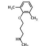 CAS#: 91553-71-8， 3-(2,6-Dimethylphenoxy)-N-methyl-1-propanamine