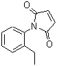 结构式 CAS# 91569-16-3, 1-(2-乙基苯基)-1H-吡咯-2,5-二酮
