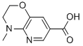 structure of CAS# 915707-58-3, 3,4-Dihydro-4-Methyl-2H-Pyrido[3,2-b]-1,4-Oxazine-7-carboxylic Acid;4-Methyl-3,4-Dihydro-2H-Pyrido[3,2-B][1,4]Oxazine-7-Carboxylic Acid 97%;3,4-Dihydro-4-Methyl-2H-Pyrido[3,2-B][1,4]Oxazine-7-Carboxylic Acid 97%;4-Methyl-3,4-Dihydro-2H-Pyrido[3,2-B][1,4]Oxazine-7-Carboxylic Acid