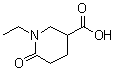 structure of CAS# 915919-82-3, 1-Ethyl-6-oxo-3-piperidinecarboxylic acid;1-ethyl-6-oxopiperidine-3-carboxylic acid;MFCD08059986