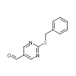 CAS#: 915920-15-9， 2-(Benzylsulfanyl)-5-pyrimidinecarbaldehyde
